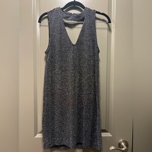 Pacsun Kendal & Kylie Black Sleeveless Glitter Keyhole
Mini Dress Small